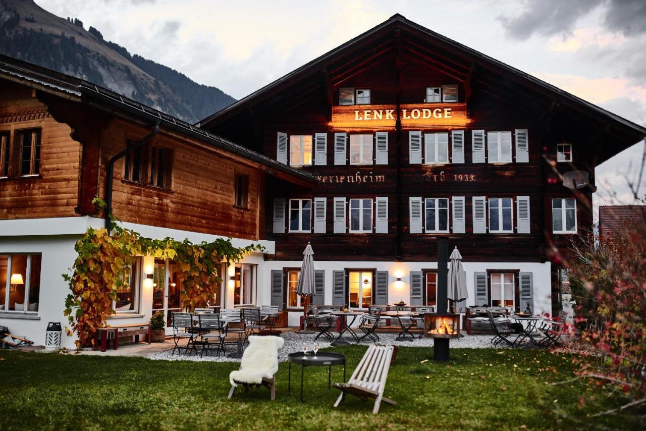 Lenk Lodge - Boutique & Design Hotel Und Apartements Экстерьер фото